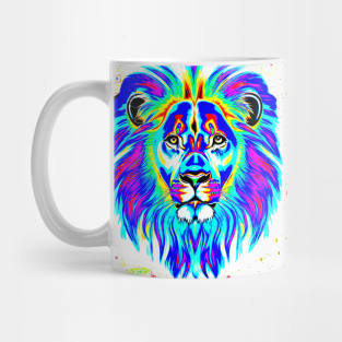 The Lion Blue Rainbow Mug